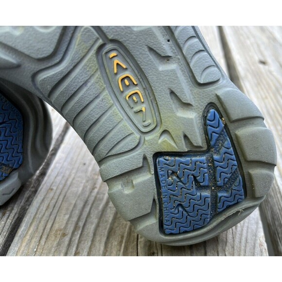 KEEN Youth Kid's 3 Rubber Sport Sandals - Blue Camo - Picture 9 of 11